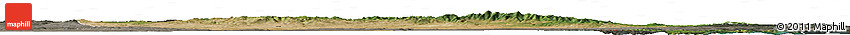 Satellite Horizon Map of Kirklareli, darken, semi-desaturated