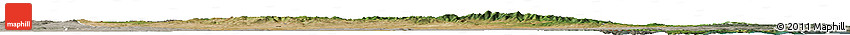 Satellite Horizon Map of Kirklareli, semi-desaturated