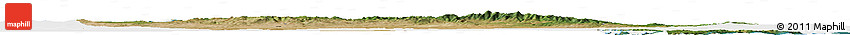 Satellite Horizon Map of Kirklareli, single color outside