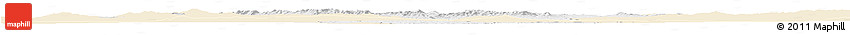 Classic Style Horizon Map of Kirsehir, single color outside