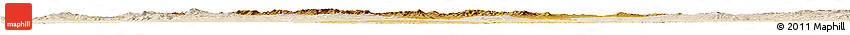 Physical Horizon Map of Kirsehir, lighten