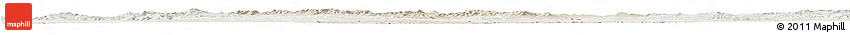Shaded Relief Horizon Map of Kirsehir, lighten