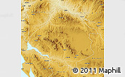 Physical Map of Kirsehir