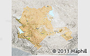 Satellite 3D Map of Konya, lighten, semi-desaturated