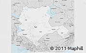Silver Style 3D Map of Konya