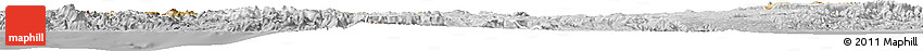Satellite Horizon Map of Konya, lighten, desaturated