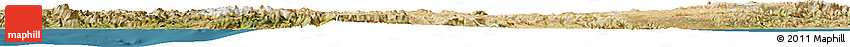 Satellite Horizon Map of Konya