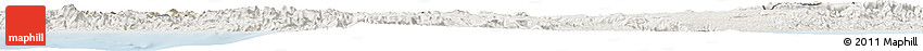 Shaded Relief Horizon Map of Konya, lighten