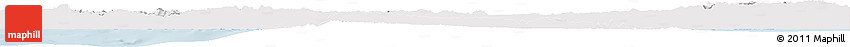 Silver Style Horizon Map of Konya, single color outside