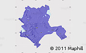 Political Map of Konya, cropped outside