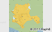 Savanna Style Map of Konya, single color outside