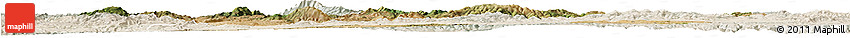 Satellite Horizon Map of Kutahya, lighten