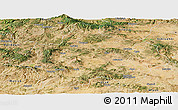 Satellite Panoramic Map of Kutahya