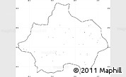 Blank Simple Map of Kutahya, cropped outside, no labels