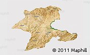 Satellite 3D Map of Malatya, cropped outside