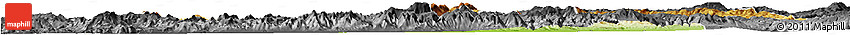 Physical Horizon Map of Manisa, darken, desaturated