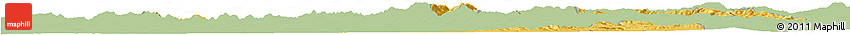 Savanna Style Horizon Map of Manisa, single color outside