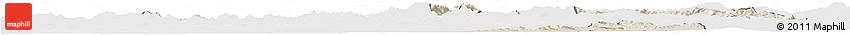 Shaded Relief Horizon Map of Manisa, cropped outside