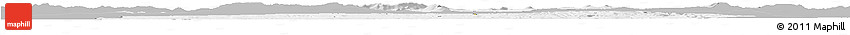 Gray Horizon Map of Nevsehir, single color outside