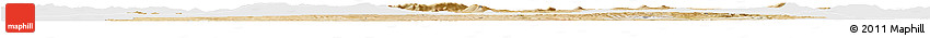 Satellite Horizon Map of Nevsehir, single color outside