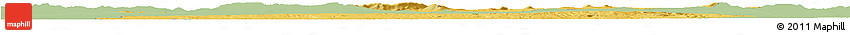 Savanna Style Horizon Map of Nevsehir, single color outside