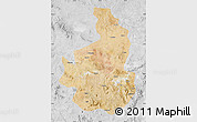 Satellite Map of Nevsehir, lighten, desaturated