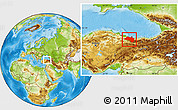 Physical Location Map of Ordu