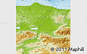 Physical Map of Sakarya