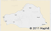 Classic Style 3D Map of Sanliurfa, single color outside