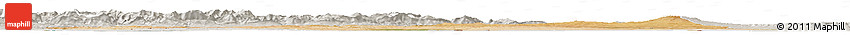 Satellite Horizon Map of Sanliurfa, lighten, semi-desaturated