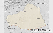 Shaded Relief Map of Sanliurfa, desaturated