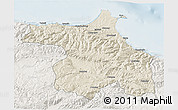 Shaded Relief 3D Map of Sinop, lighten