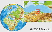 Physical Location Map of Sinop