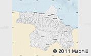 Classic Style Map of Sinop, single color outside