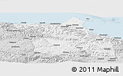 Silver Style Panoramic Map of Sinop