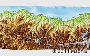 Physical 3D Map of Trabzon