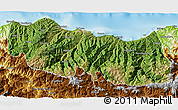 Satellite 3D Map of Trabzon, physical outside