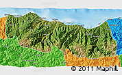 Satellite 3D Map of Trabzon, political outside