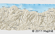 Shaded Relief 3D Map of Trabzon