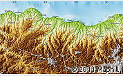 Physical Map of Trabzon