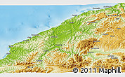 Physical 3D Map of Zinguldak