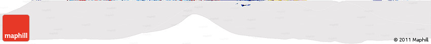 Flag Horizon Map of Turks and Caicos Islands