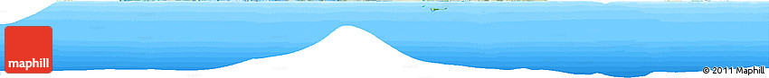 Satellite Horizon Map of Turks and Caicos Islands, single color outside, bathymetry sea