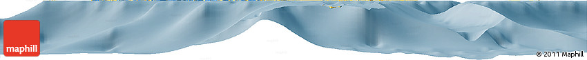 Savanna Style Horizon Map of Turks and Caicos Islands
