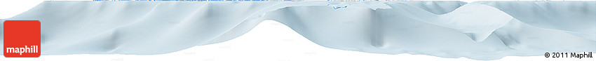 Silver Style Horizon Map of Turks and Caicos Islands
