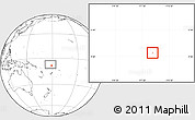 Blank Location Map of Funafuti, within the entire country