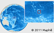 Shaded Relief Location Map of Funafuti
