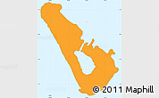 Political Simple Map of Vaitupu