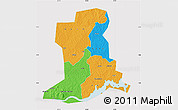 Political Map of Apac, cropped outside