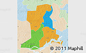 Political Map of Apac, lighten